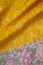 Fusion Silk Yellow Saree