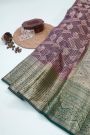 Designer Chiniya Multi-Colour Saree