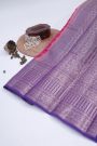 Designer Chiniya Pink Saree