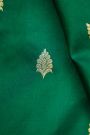 Venkatagiri Silk Bottle Green Saree