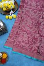 Coimbatore Soft Silk Wine Saree