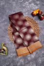 Designer Organza Maroon Saree