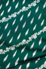 Matka Silk Bottle Green Saree
