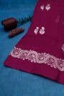 Designer Organza Magenta Saree
