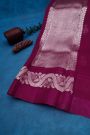 Designer Organza Magenta Saree