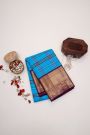 Kancheepuram Silk Sky Blue Saree
