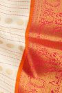 Kancheepuram Silk White Saree