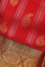 Venkatagiri Silk Red Saree