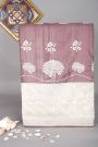 Designer Tussar Brown Saree
