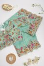 Designer Tissue Sea Green Saree