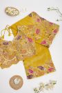Designer Tissue Yellow Saree