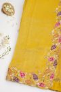 Designer Tissue Yellow Saree