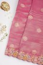 Designer Tissue Pink Saree