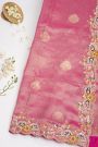 Designer Tissue Pink Saree