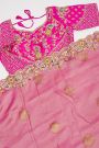 Designer Tissue Pink Saree