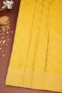 Mysore Crepe Yellow Saree