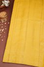 Mysore Crepe Yellow Saree