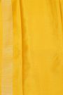 Mysore Crepe Yellow Saree