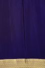 Mysore Crepe Navy Blue Saree
