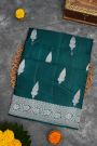 Banarasi Silk Peacock Green Saree
