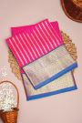 Venkatagiri Silk Pink Saree