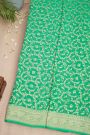 Designer Georgette Sea Green Saree