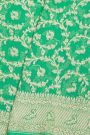 Designer Georgette Sea Green Saree