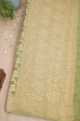 Designer Georgette Light Green Saree