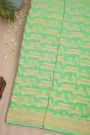 Designer Georgette Sea Green Saree