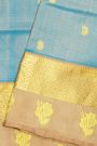 Venkatagiri Silk Sky Blue Saree