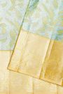 Kancheepuram Tissue Sky Blue Saree