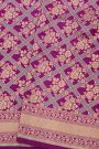 Banarasi Silk Wine Saree