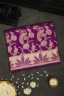 Banarasi Silk Dark Purple Saree