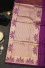 Banarasi Silk Dark Purple Saree