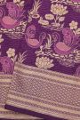 Banarasi Silk Dark Purple Saree