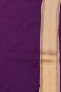 Banarasi Silk Dark Purple Saree