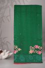 Designer Tussar Green Saree