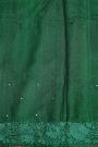 Designer Tussar Green Saree