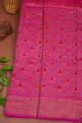 Banarasi Silk Pink Saree