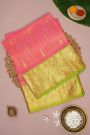 Venkatagiri Silk Pink Saree