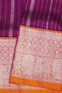 Venkatagiri Silk Purple Saree