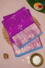 Venkatagiri Silk Purple Saree