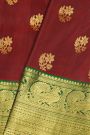 Venkatagiri Silk Maroon Saree
