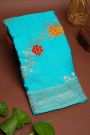 Banarasi Silk Sky Blue Saree