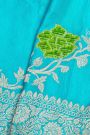 Banarasi Silk Sky Blue Saree