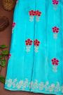 Banarasi Silk Sky Blue Saree