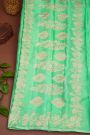 Banarasi Silk Sea Green Saree