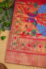 Paithani Silk Pink Saree