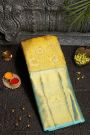 Kancheepuram Tissue Yellow Saree