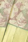 Kancheepuram Tissue Cream Saree